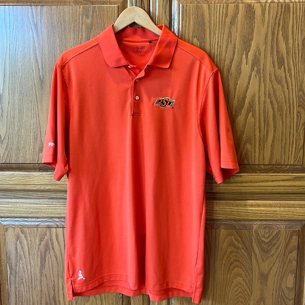 Oklahoma State Cowboys Ping golf polo size large